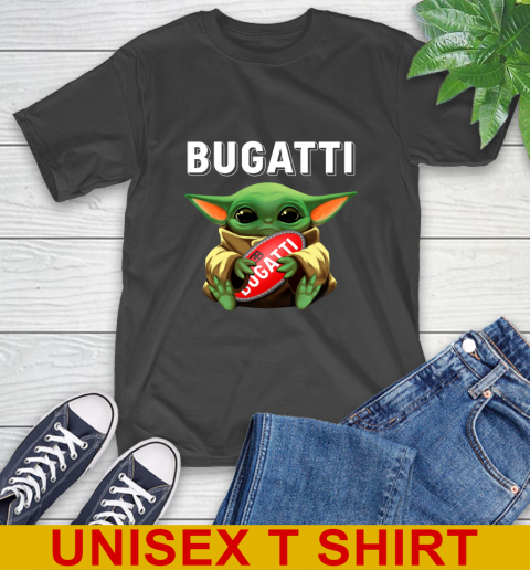 Star Wars Baby Yoda Hugs Bugatti Car Shirt