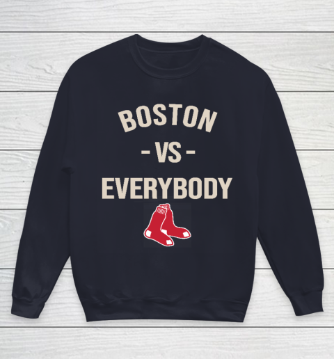 Boston Red Sox Vs Everybody Youth Sweatshirt 2