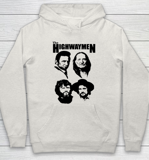 Willie Nelson Johnny Cash Outlaw Country Super Group The Highwaymen Hoodie 8