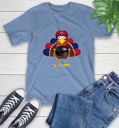 Montreal Canadiens Turkey Thanksgiving Day T-Shirt 11