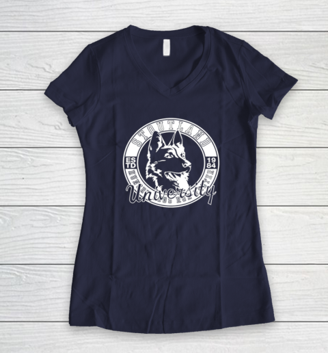 Jeff Stoutland University Women's V-Neck T-Shirt 7