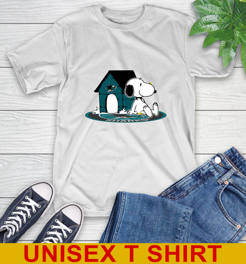 NHL Hockey San Jose Sharks Snoopy The Peanuts Movie Shirt T-Shirt