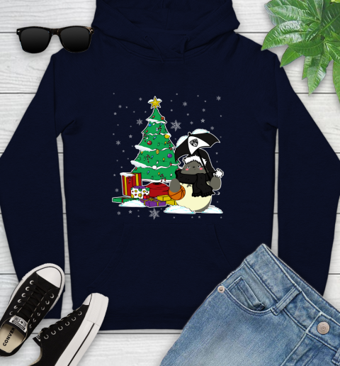 Brooklyn Nets NBA Basketball Cute Tonari No Totoro Christmas Sports Youth Hoodie 3