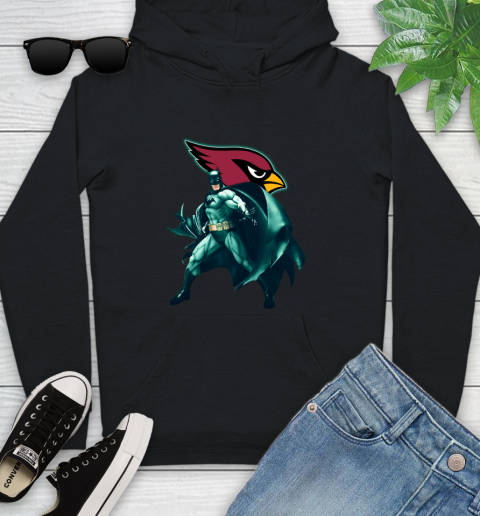 NFL Batman Football Sports Arizona Cardinals Youth Hoodie 2