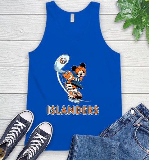 NHL Hockey New York Islanders Cheerful Mickey Mouse Shirt Tank Top 5