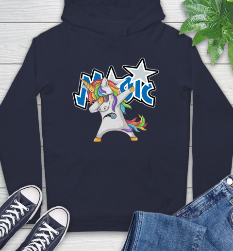 Orlando Magic NBA Basketball Funny Unicorn Dabbing Sports Hoodie 4