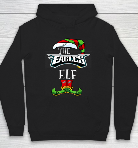 Philadelphia Eagles Christmas ELF Funny NFL Hoodie