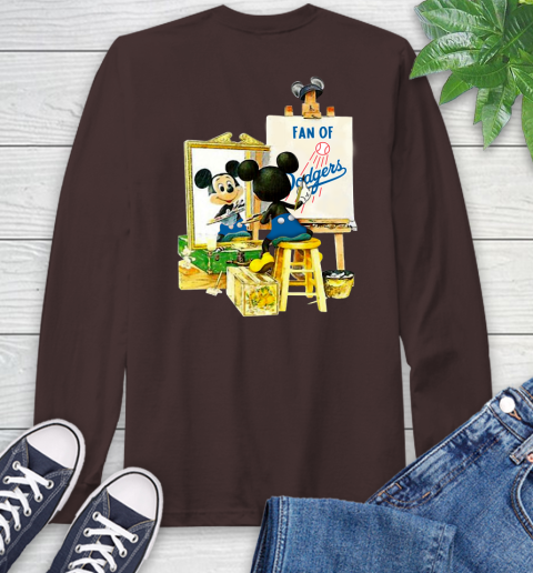 MLB Baseball Los Angeles Dodgers Mickey Drawing Shirt 61