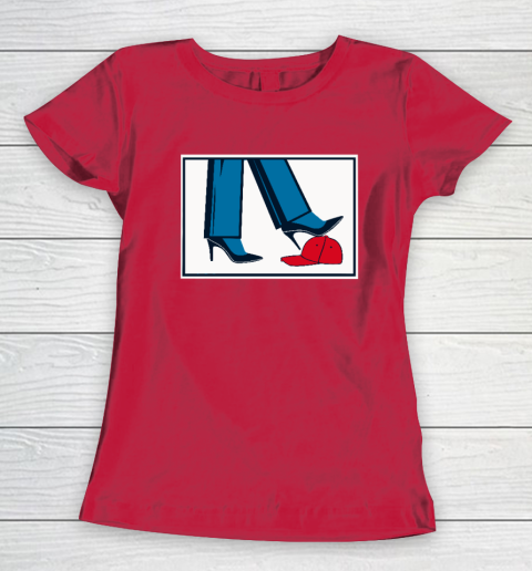 Kamala Harris Heels Stepping On Maga Hat Women's T-Shirt 7