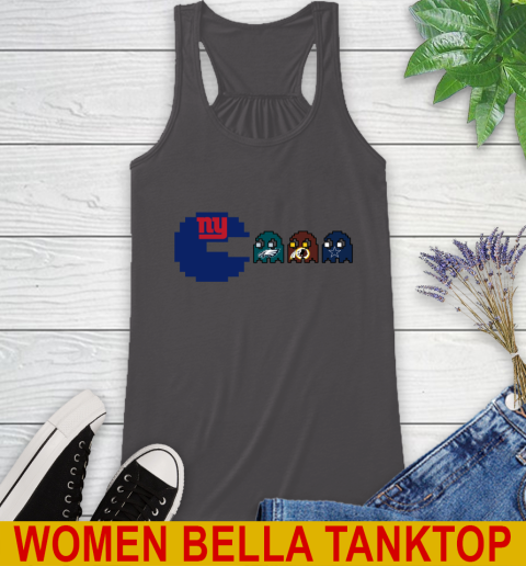 New York Giants NFL Football Pac Man Champion Racerback Tank 13 New York Giants NFL Football Pac Man Champion Racerback Tank - Image 13