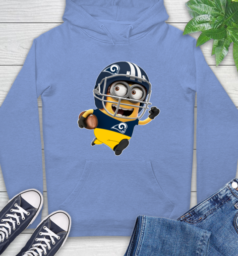 NFL Los Angeles Rams Minions Disney Football Sports Hoodie 11