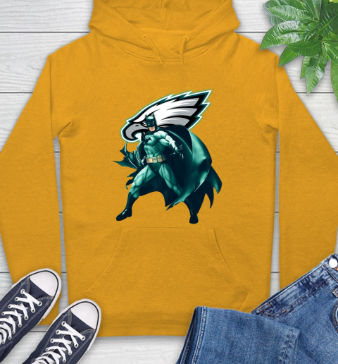 NFL Batman Football Sports Philadelphia Eagles Hoodie 3