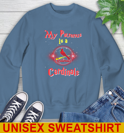 MLB Baseball Harry Potter My Patronus Is A St.Louis Cardinals Sweatshirt 10