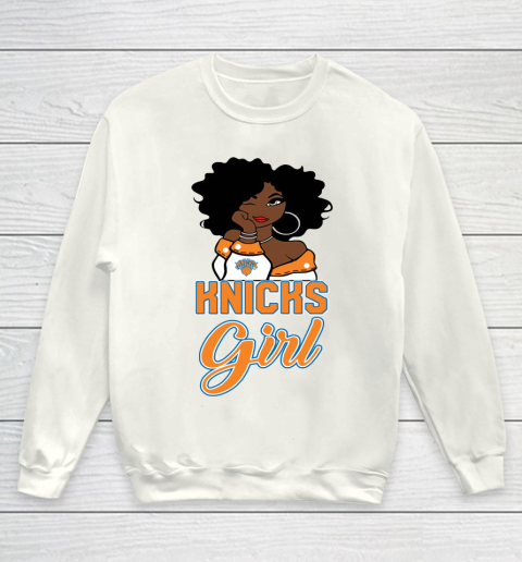 New York Knicks Girl NBA Youth Sweatshirt 2