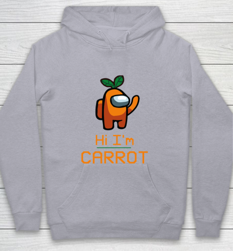 Among Us Shirt IM CARROT ORANGE AMONG A7 Youth Hoodie 4