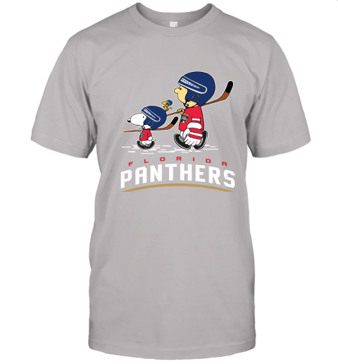 Let's Play Floria Panthers Ice Hockey Snoopy NHL Unisex Jersey Tee