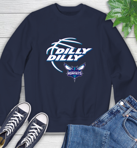 NBA Charlotte Hornets Dilly Dilly Basketball Sports Sweatshirt 3