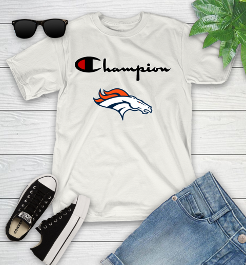 NFL Football Denver Broncos Champion Shirt Youth T-Shirt