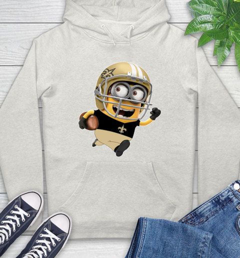 NFL New Orleans Saints Minions Disney Football Sports Hoodie 12