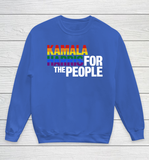 Kamala Harris 2020 for the People LGBT Youth Sweatshirt 6