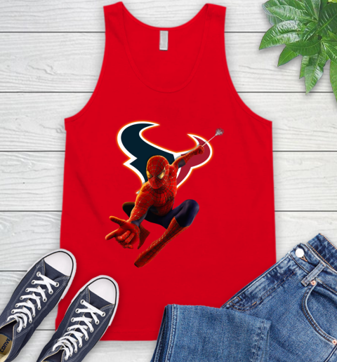 NFL Spider Man Avengers Endgame Football Houston Texans Tank Top 6