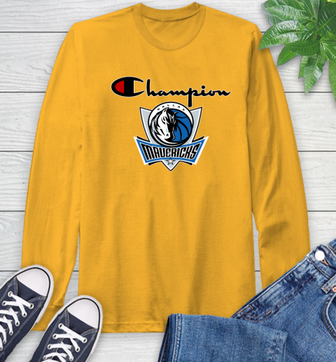 NBA Basketball Dallas Mavericks Champion Shirt Long Sleeve T-Shirt 2