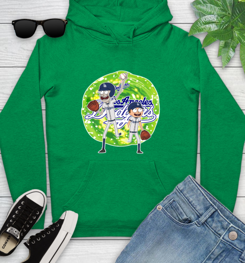 MLB Los Angeles Dodgers Rick And Morty Baseball Sports Youth Hoodie 8 MLB Los Angeles Dodgers Rick And Morty Baseball Sports Youth Hoodie - Image 8