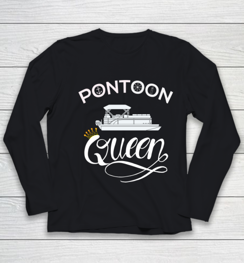 Pontoon Queen Costume Pontoon Boat Youth Long Sleeve