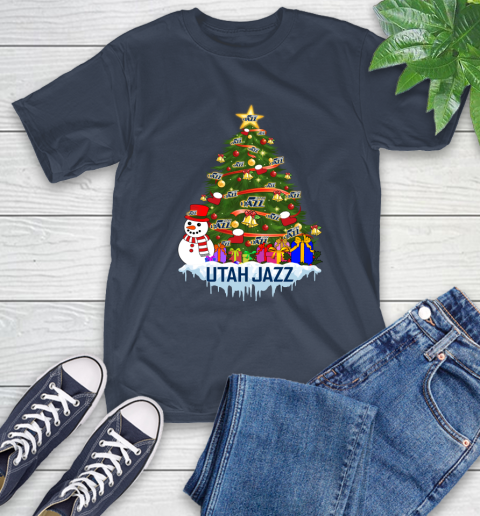 Utah Jazz Merry Christmas NBA Basketball Sports T-Shirt 4