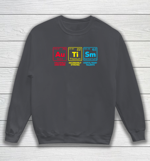 Autism Awareness Elements Periodic Table Sweatshirt 3