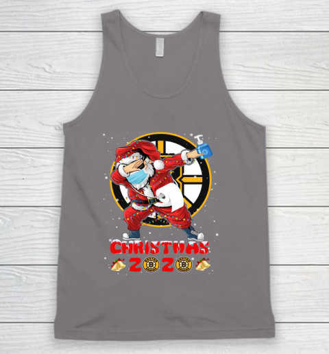 Boston Bruins Funny Santa Claus Dabbing Christmas 2020 NHL Tank Top 6