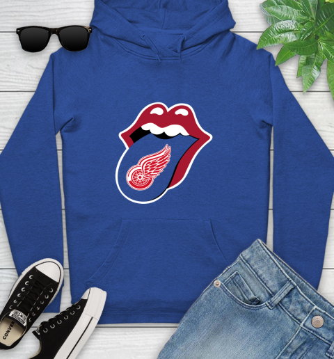 Detroit Red Wings NHL Hockey Lips I Root For My Team Adoring Fan 145