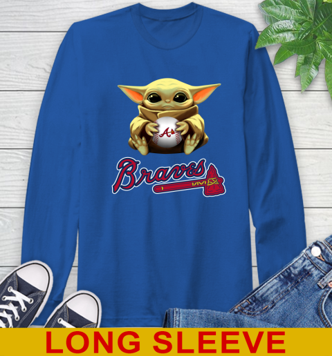 MLB Baseball Atlanta Braves Star Wars Baby Yoda Shirt 66
