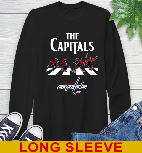 NHL Hockey Washington Capitals The Beatles Rock Band Shirt Long Sleeve T-Shirt