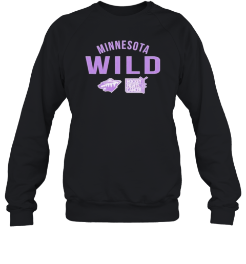 Minnesota Wild Richmond Resilient Hockey Fights Cancer Sweatshirt