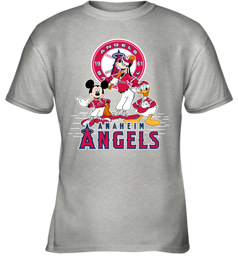 Los Angeles Angels MLB Genuine Merchandise Unisex T Shirt Size M Gray