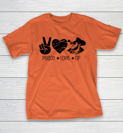 Rip Wheeler Shirt Peace Love Rip T-Shirt 3