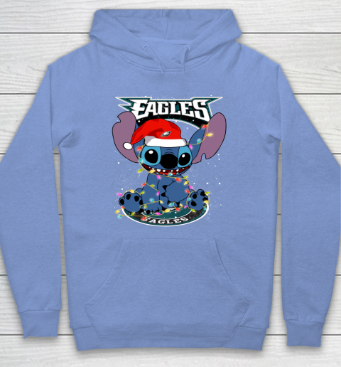 Philadelphia Eagles NFL Football noel stitch Christmas Hoodie 7