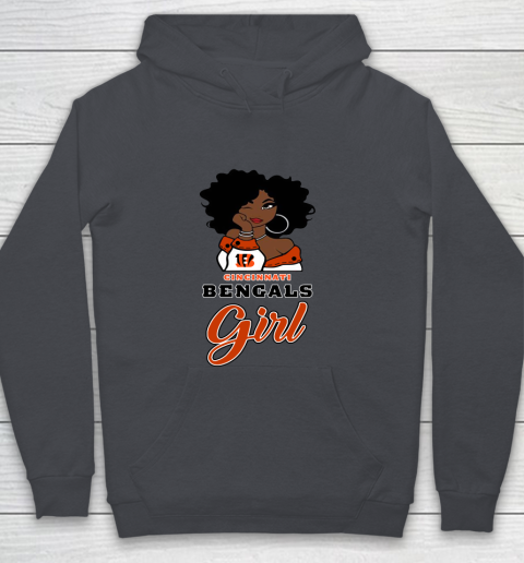 Cincinnati Bengals Girl NFL Youth Hoodie 7