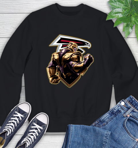 NFL Thanos Avengers Endgame Football Sports Atlanta Falcons Sweatshirt 2
