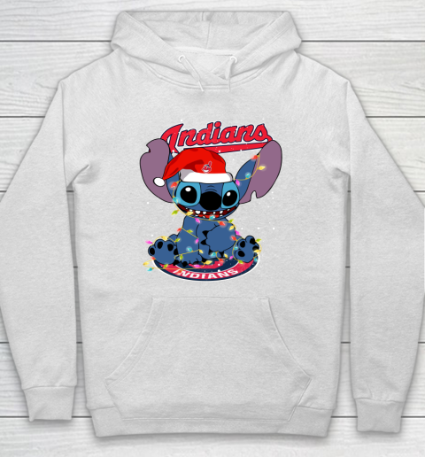 Cleveland Indians MLB noel stitch Baseball Christmas Hoodie