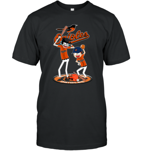 MLB Baltimore Orioles Rick And Morty Baseball - Rookbrand