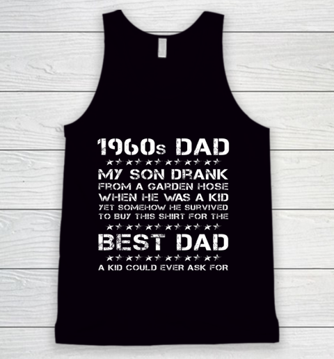 Funny 1960s Dad And Son Father's Day Tank Top