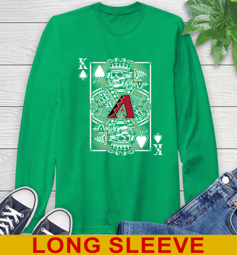 Arizona Diamondbacks MLB Baseball The King Of Spades Death Cards Shirt Long Sleeve T-Shirt 8