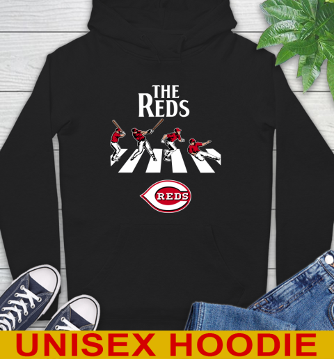 MLB Baseball Cincinnati Reds The Beatles Rock Band Shirt Hoodie