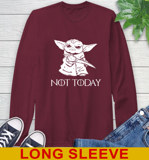 Not Today Game Of Thrones Star Wars Baby Yoda Shirt 61