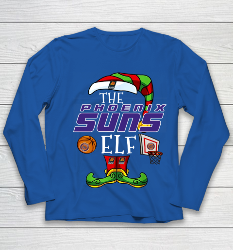 Phoenix Suns Christmas ELF Funny NBA Youth Long Sleeve 7