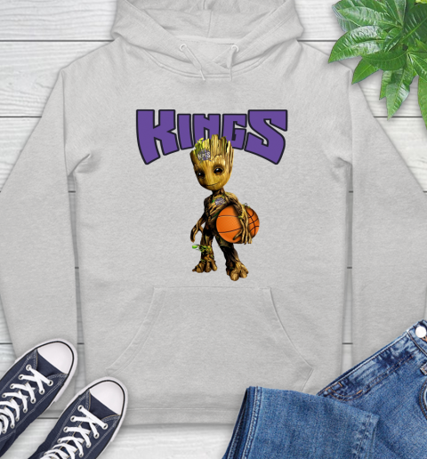 Sacramento Kings NBA Basketball Groot Marvel Guardians Of The Galaxy Hoodie