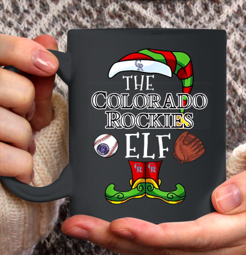Colorado Rockies Christmas ELF Funny MLB Ceramic Mug 11oz