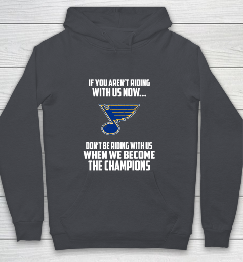 NHL St.Louis Blues Hockey We Become The Champions Youth Hoodie 5
